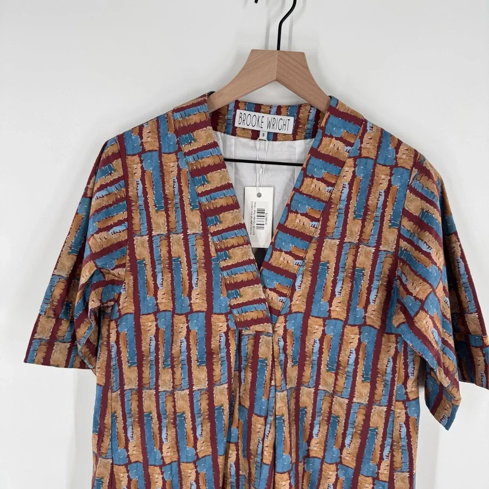 NEW! BROOKE WRIGHT Henrietta Caftan in Golden Rod Size‎ Small
